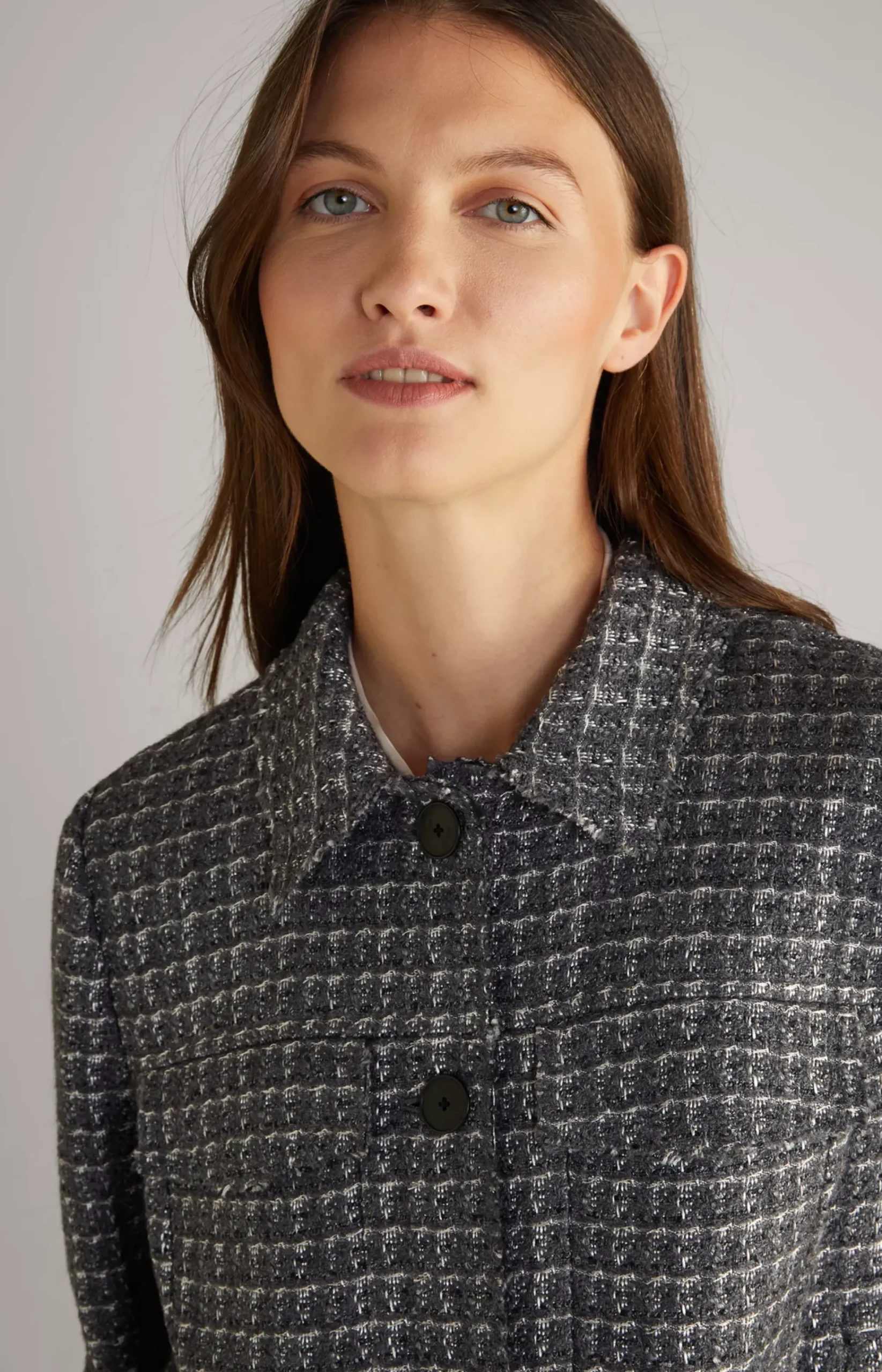Tweed Blazer in Grey
