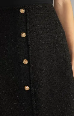 Tweed Skirt in Black