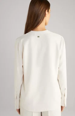 Twill Blouse in Cream  