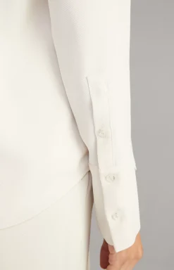 Twill Blouse in Cream  