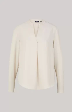 Twill Blouse in Cream  