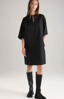Twill Dress in Black