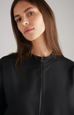 Twill Dress in Black