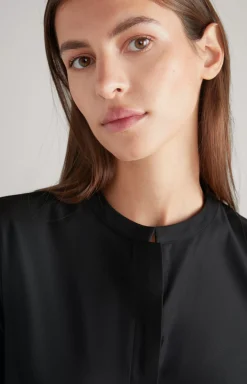 Twill Overalls in Black