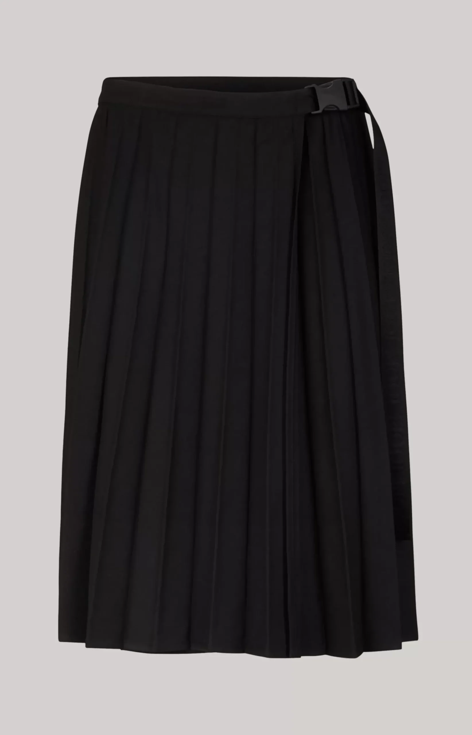 Twill Skirt in Black