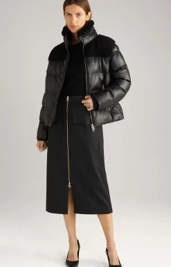 Twill Skirt in Black