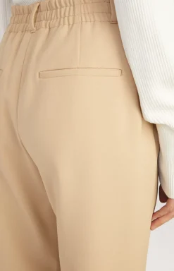 Twill Trousers in Beige