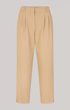 Twill Trousers in Beige