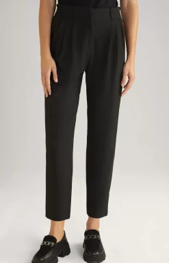 Twill Trousers in Black
