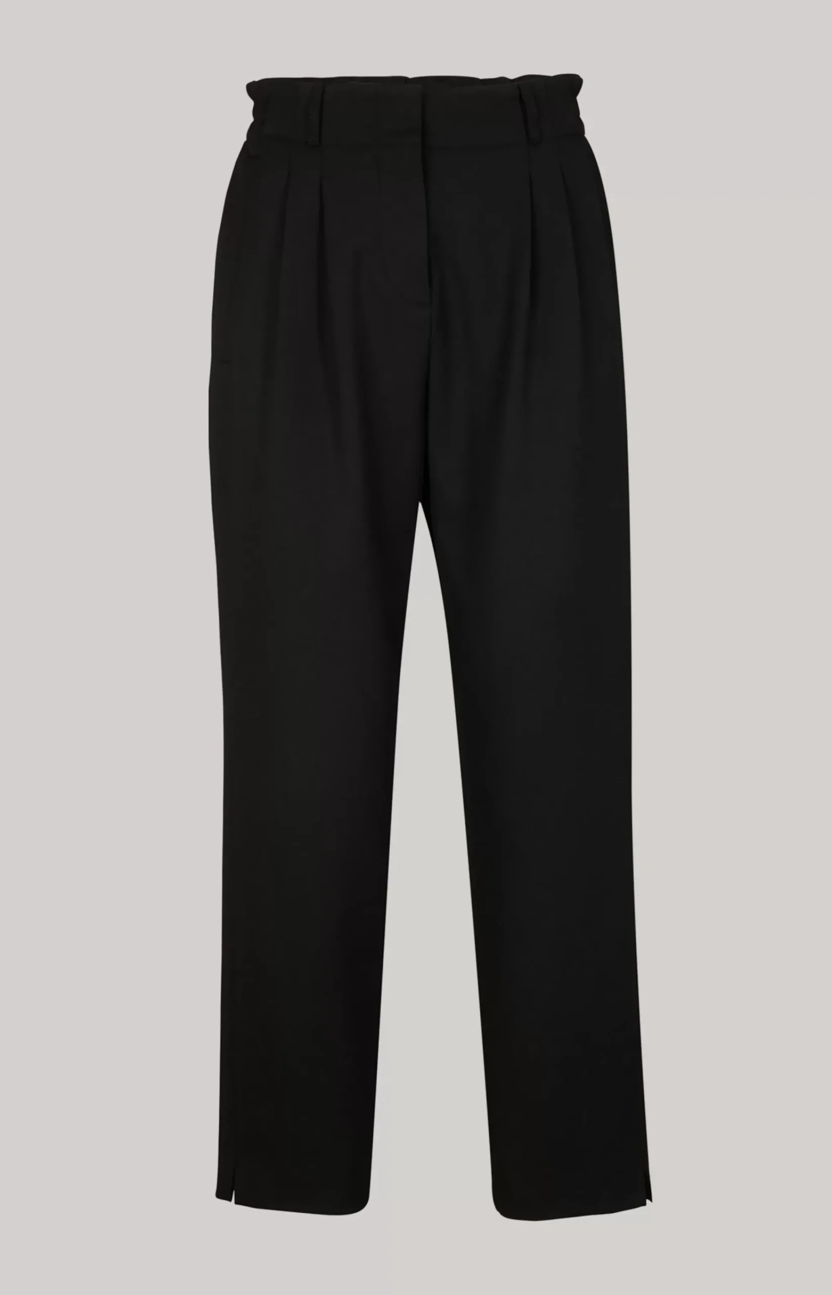 Twill Trousers in Black
