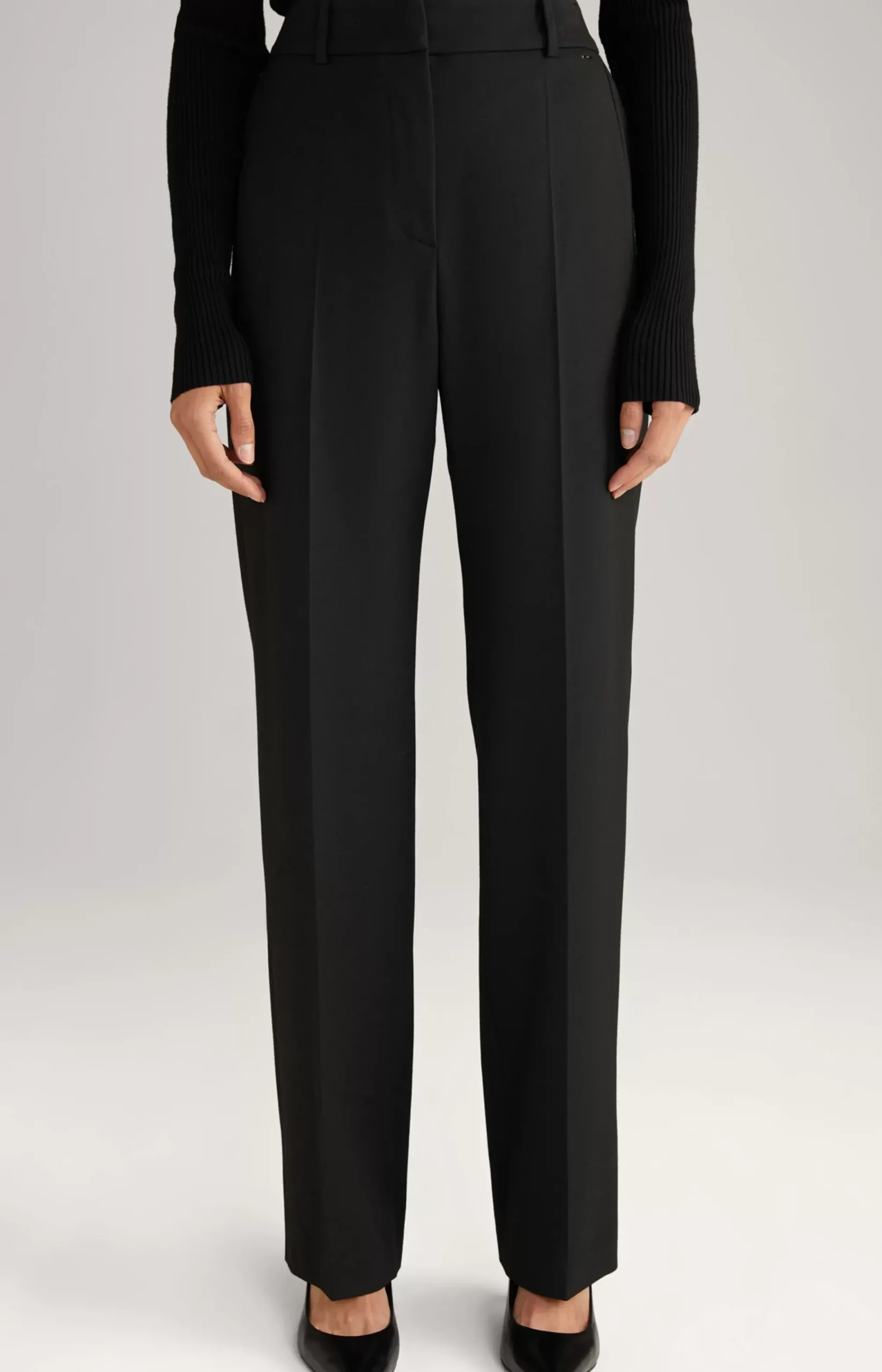 Twill Trousers in Black