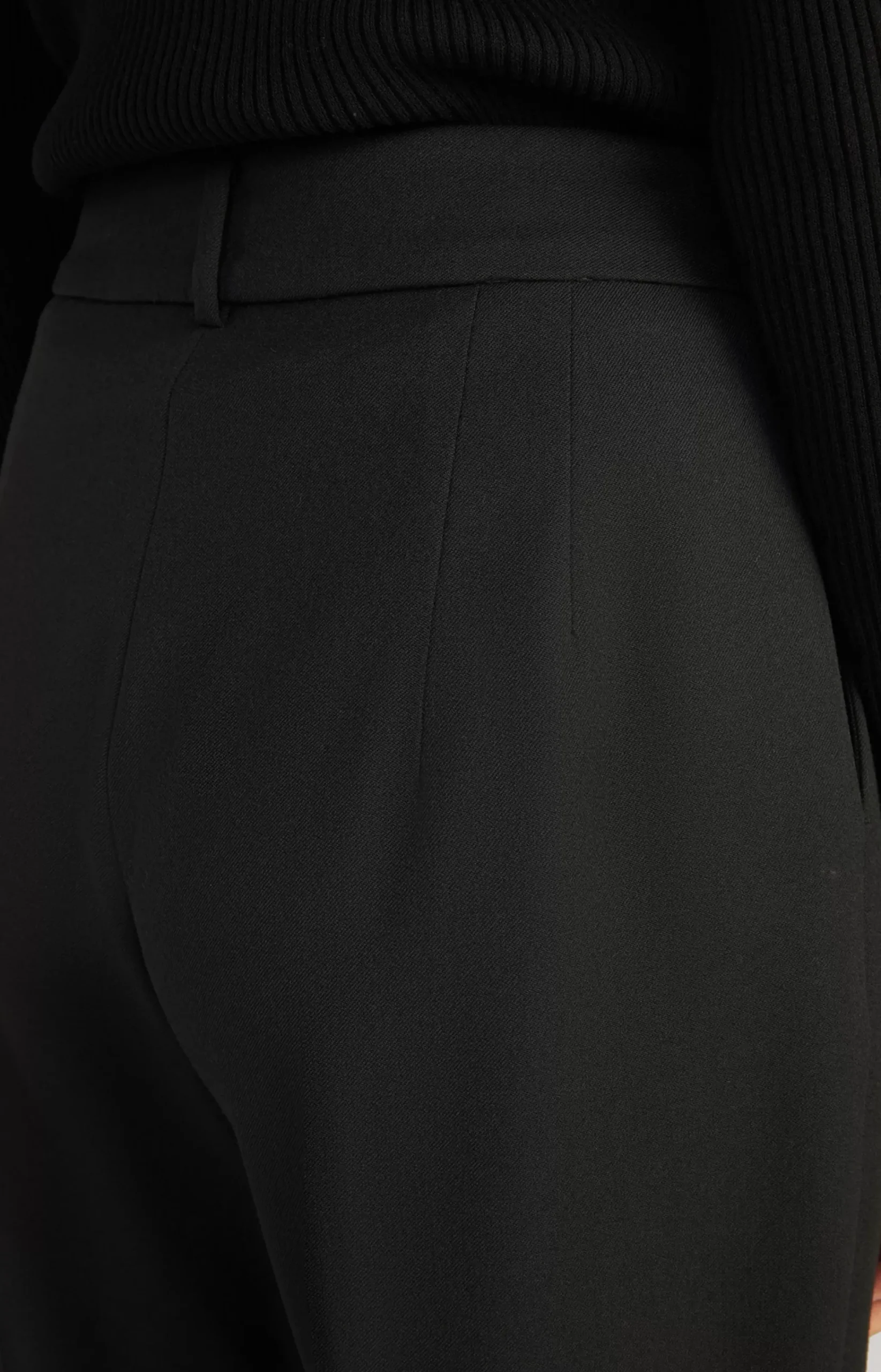 Twill Trousers in Black