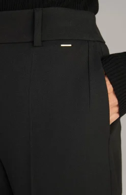 Twill Trousers in Black