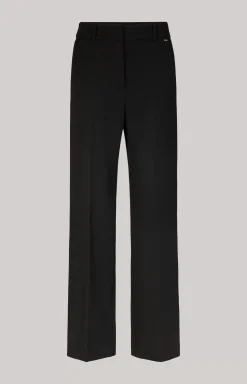 Twill Trousers in Black