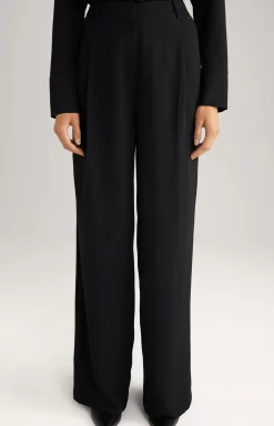 Twill Trousers in Black