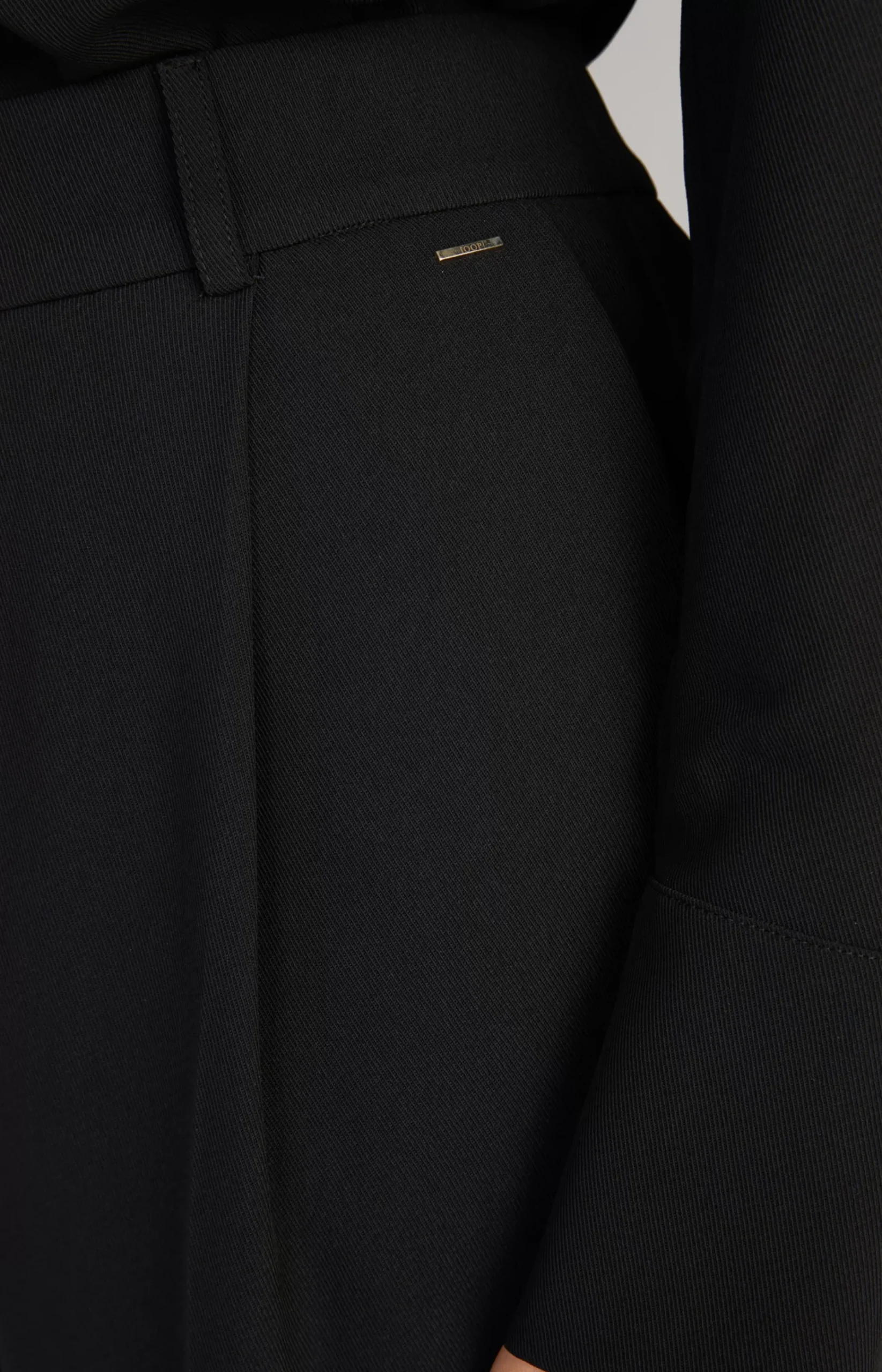 Twill Trousers in Black