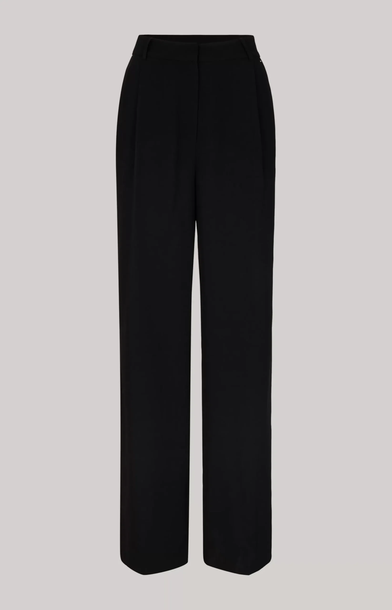 Twill Trousers in Black