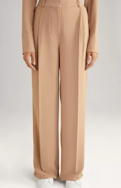 Twill Trousers in Camel