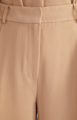 Twill Trousers in Camel