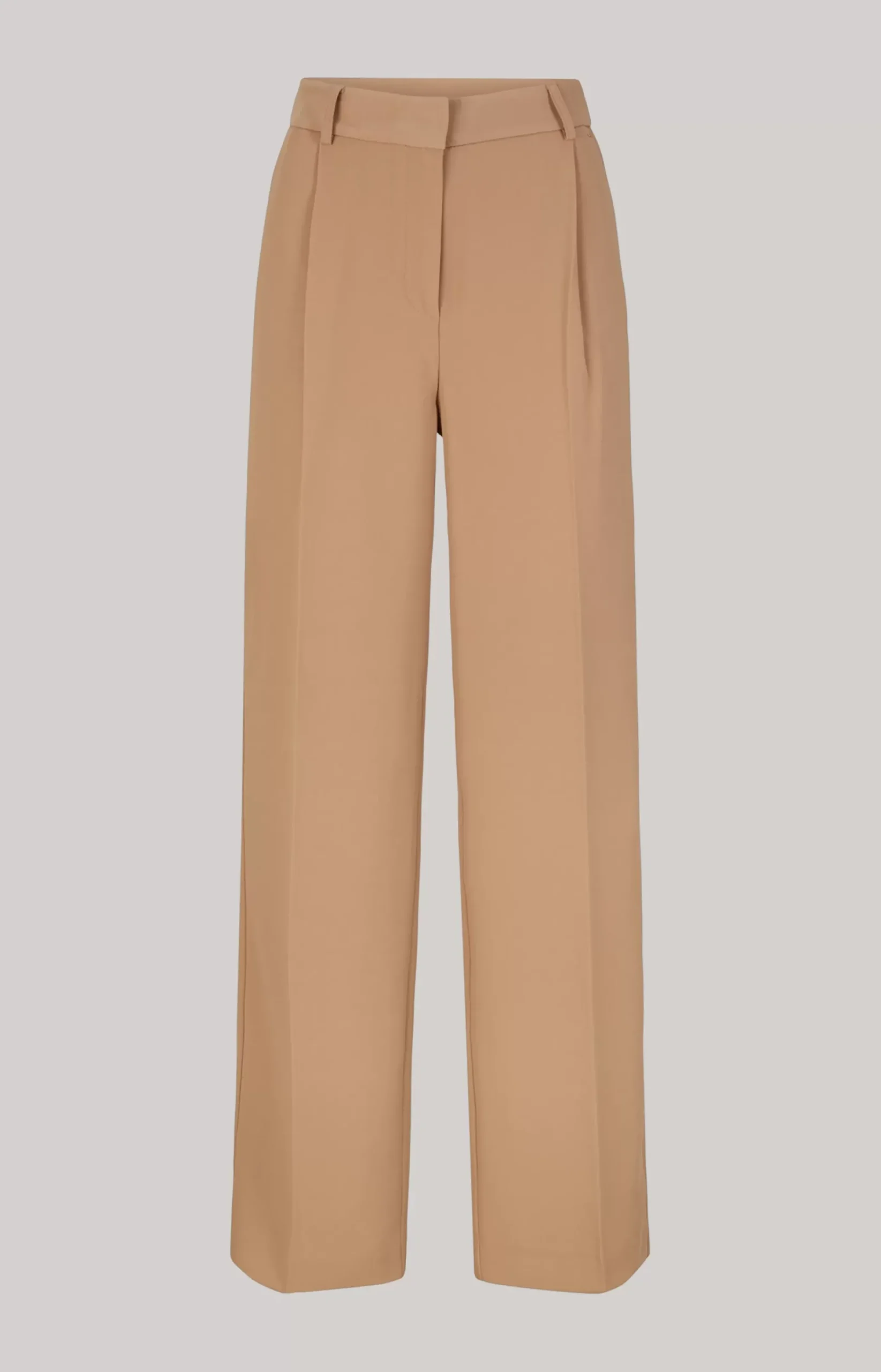 Twill Trousers in Camel
