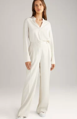 Twill Trousers in Cream