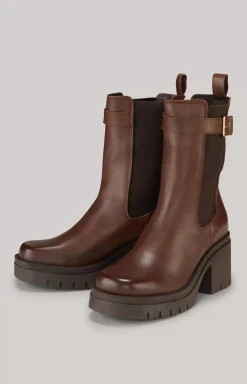 Unico Maria Alto Boots in Brown