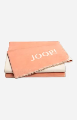 Uni-Doubleface Throw in Apricot/Sand