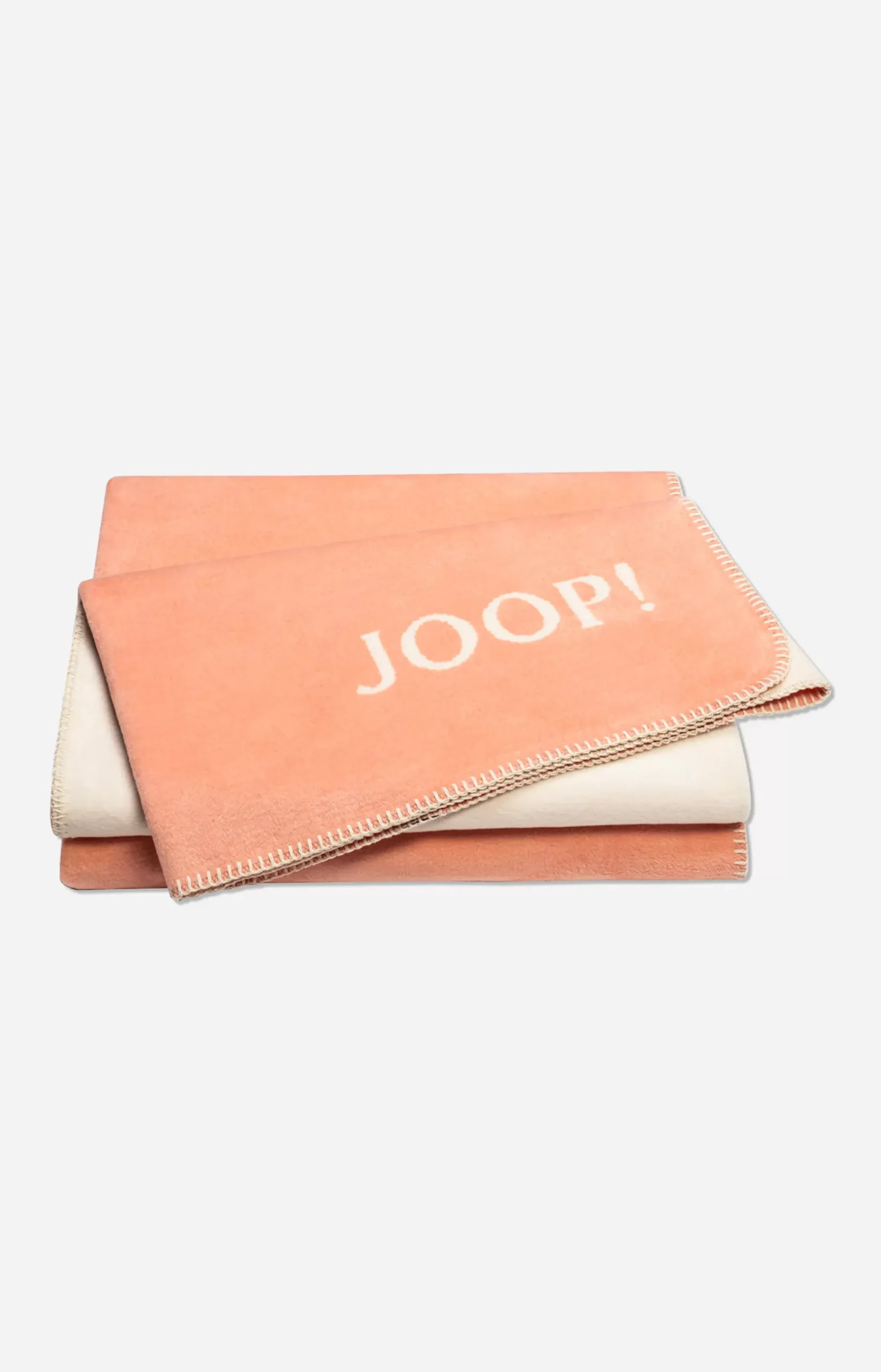 Uni-Doubleface Throw in Apricot/Sand