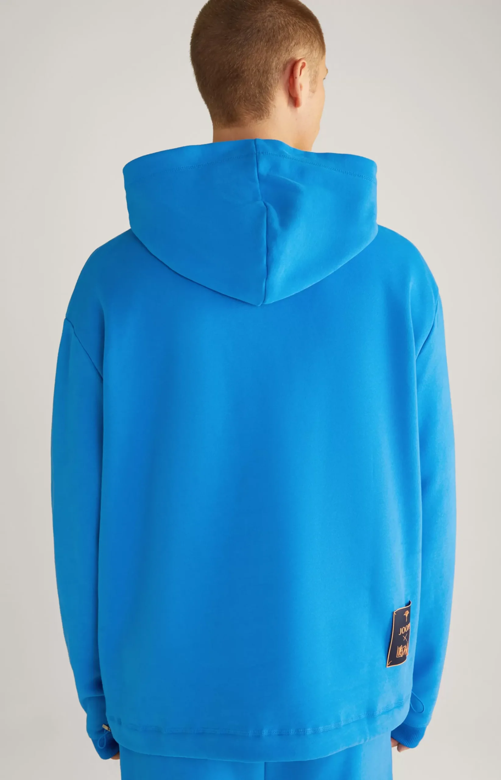 Unisex Cotton Hoodie in Blue