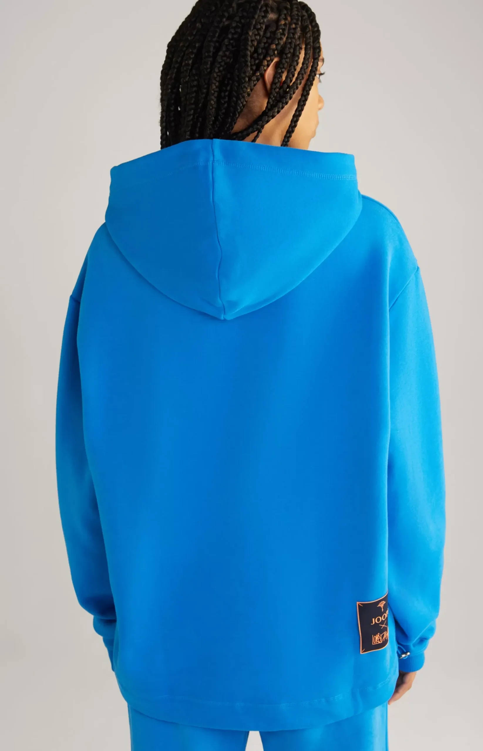 Unisex Cotton Hoodie in Blue