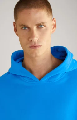 Unisex Cotton Hoodie in Blue