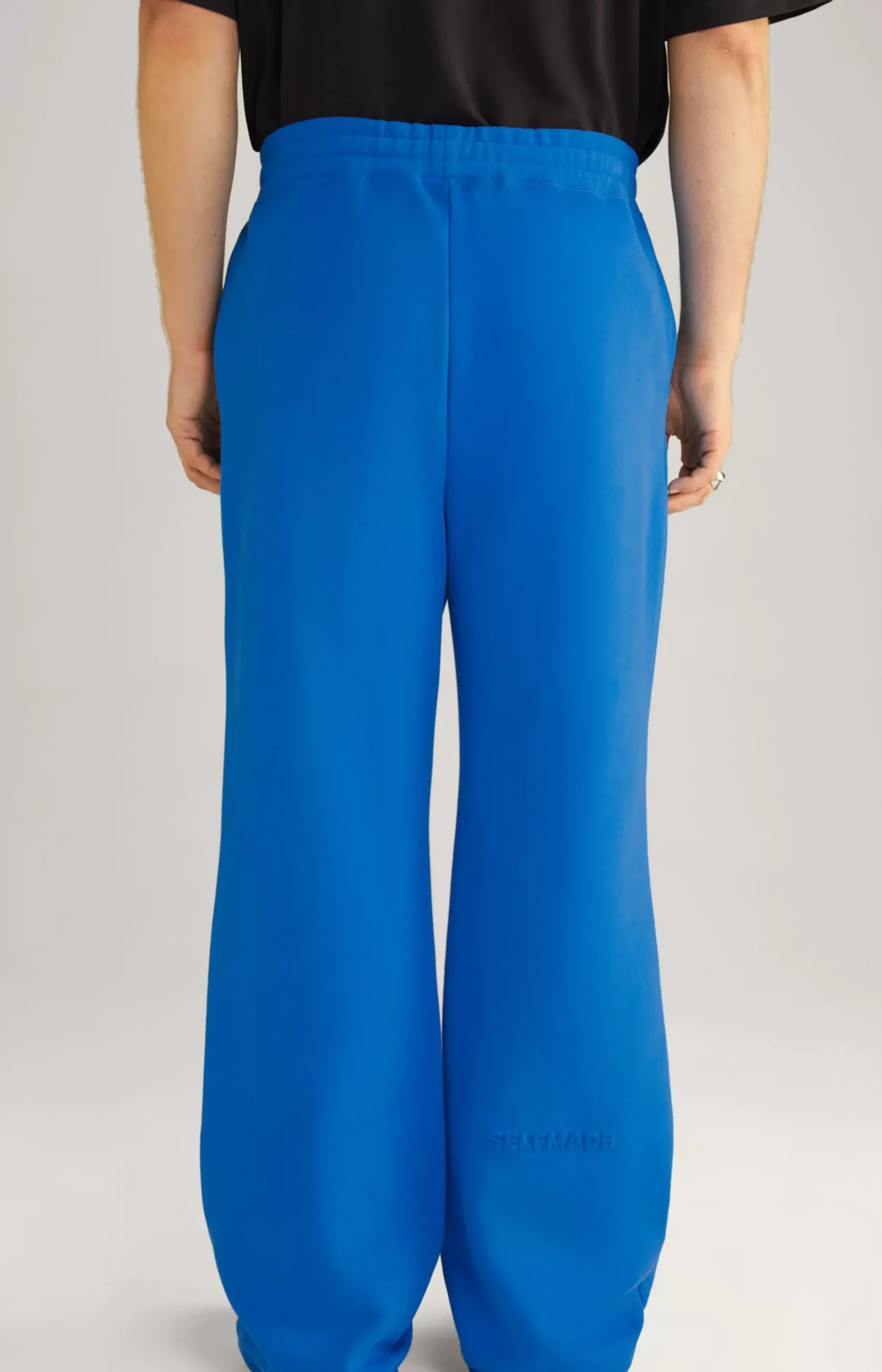 Unisex Cotton Jogging Pants in Blue