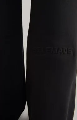 Unisex Cotton Jogging Pants in Black