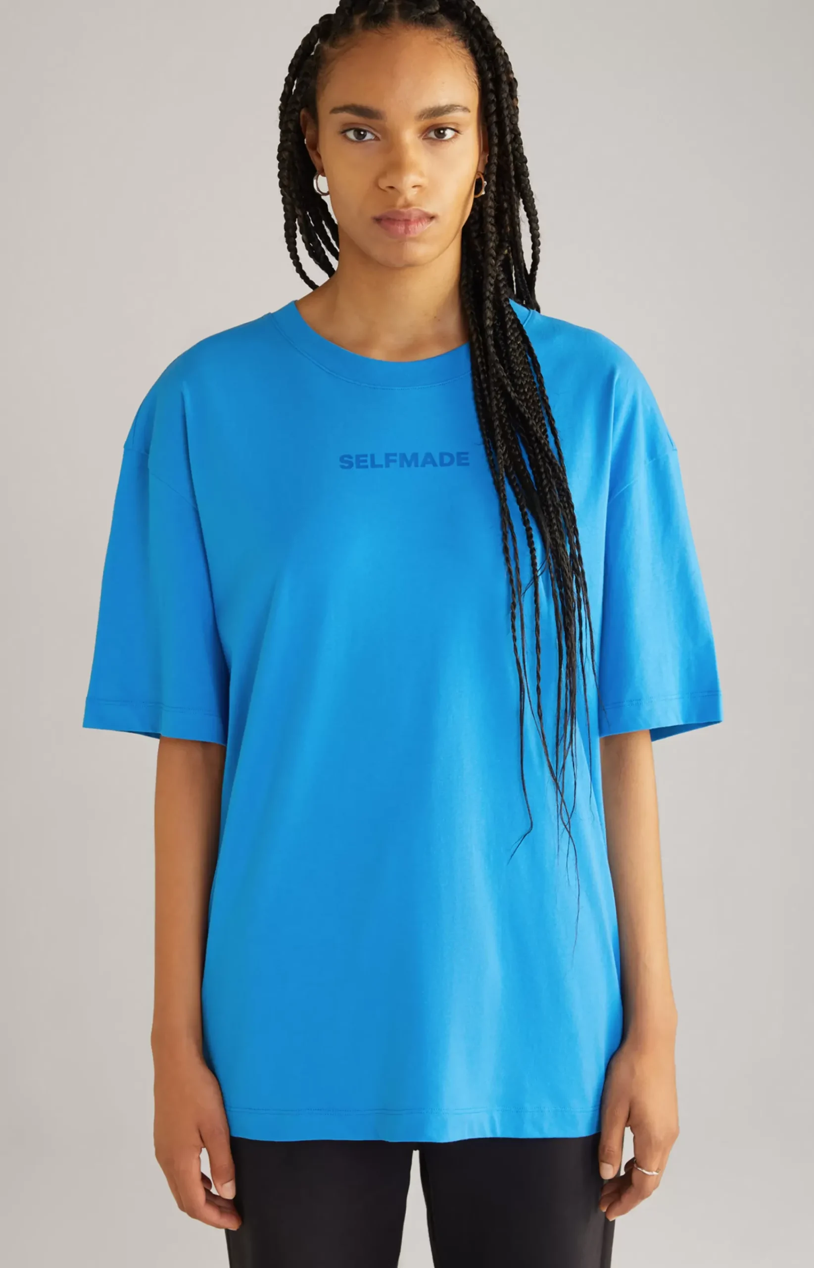 Unisex Cotton T-shirt in Blue