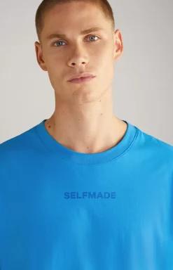Unisex Cotton T-shirt in Blue