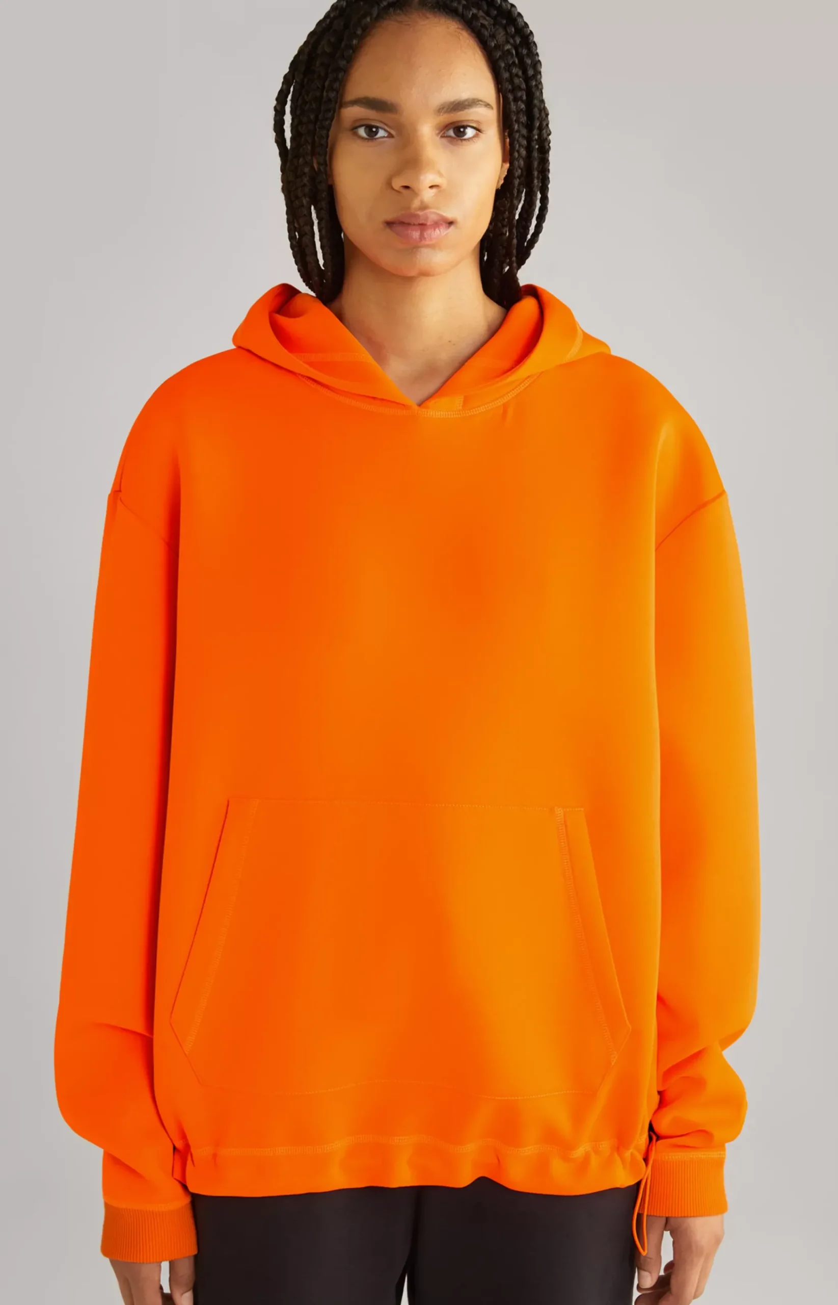 Unisex Hoodie in Neon Orange