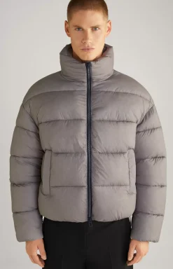 Unisex Quilted Jacket in Grey
