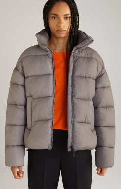 Unisex Quilted Jacket in Grey