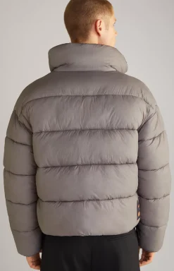 Unisex Quilted Jacket in Grey