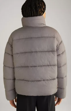 Unisex Quilted Jacket in Grey