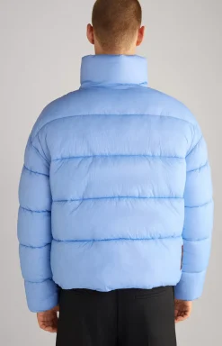 Unisex Quilted Jacket in Light Blue