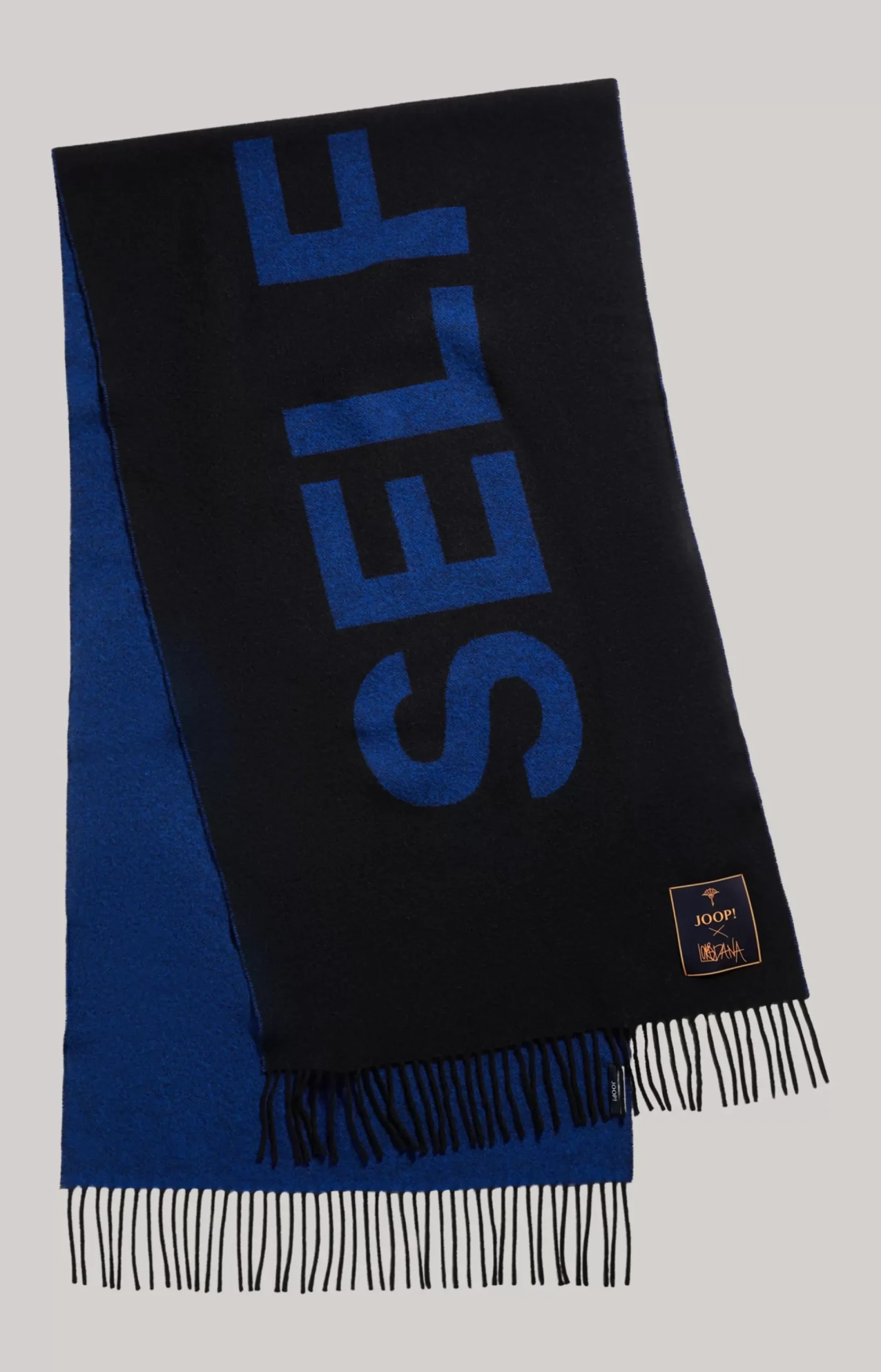 Unisex Scarf in Black/Blue