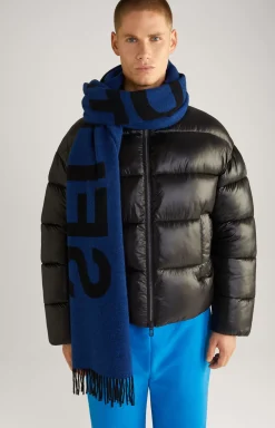 Unisex Scarf in Black/Blue