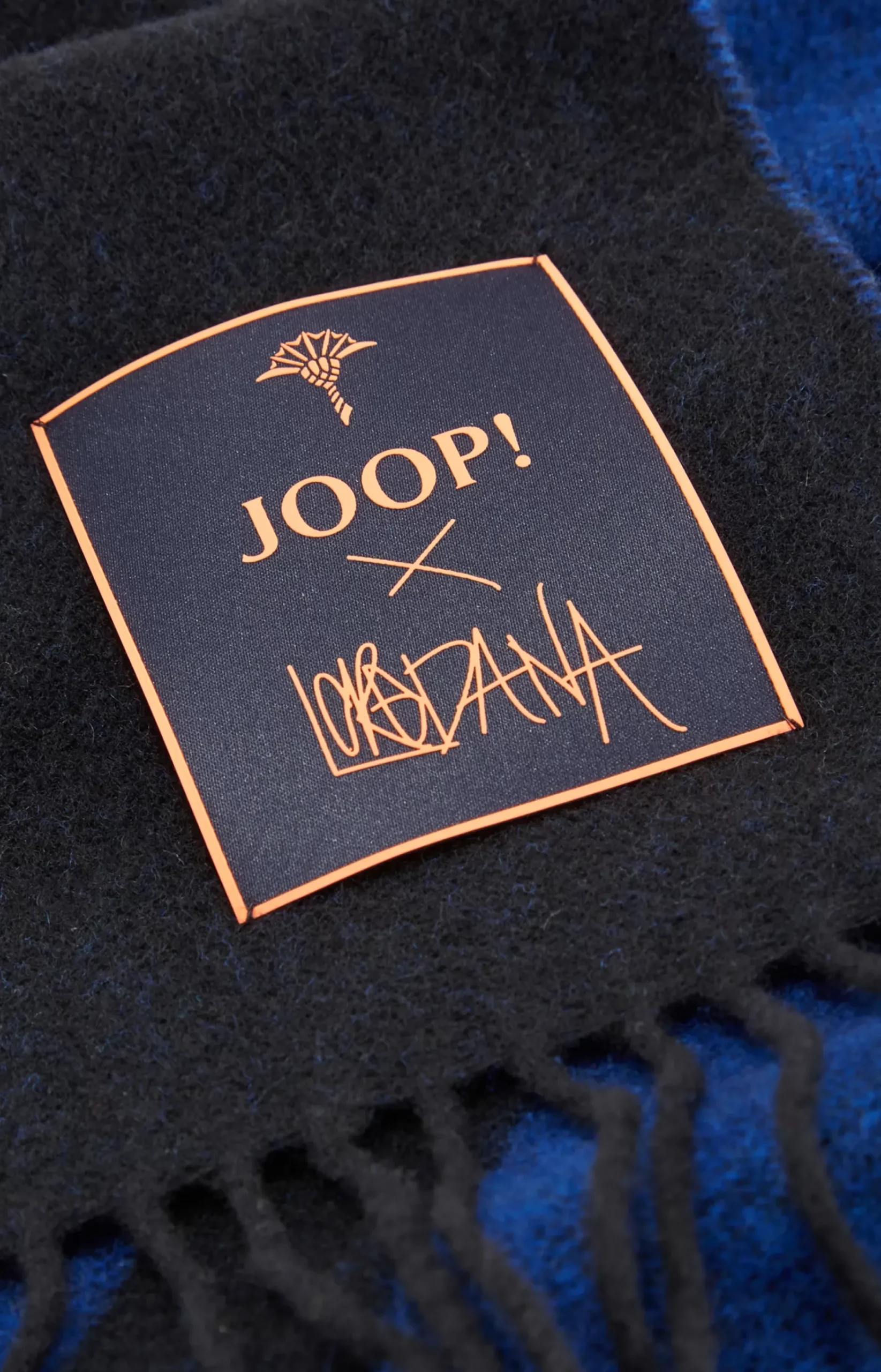 Unisex Scarf in Black/Blue