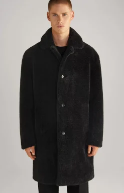Unisex Teddy Fur Coat in Black