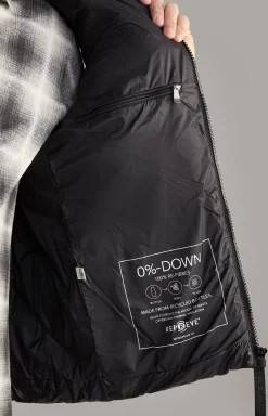 Vanor Nylon Quilted Vest in Black