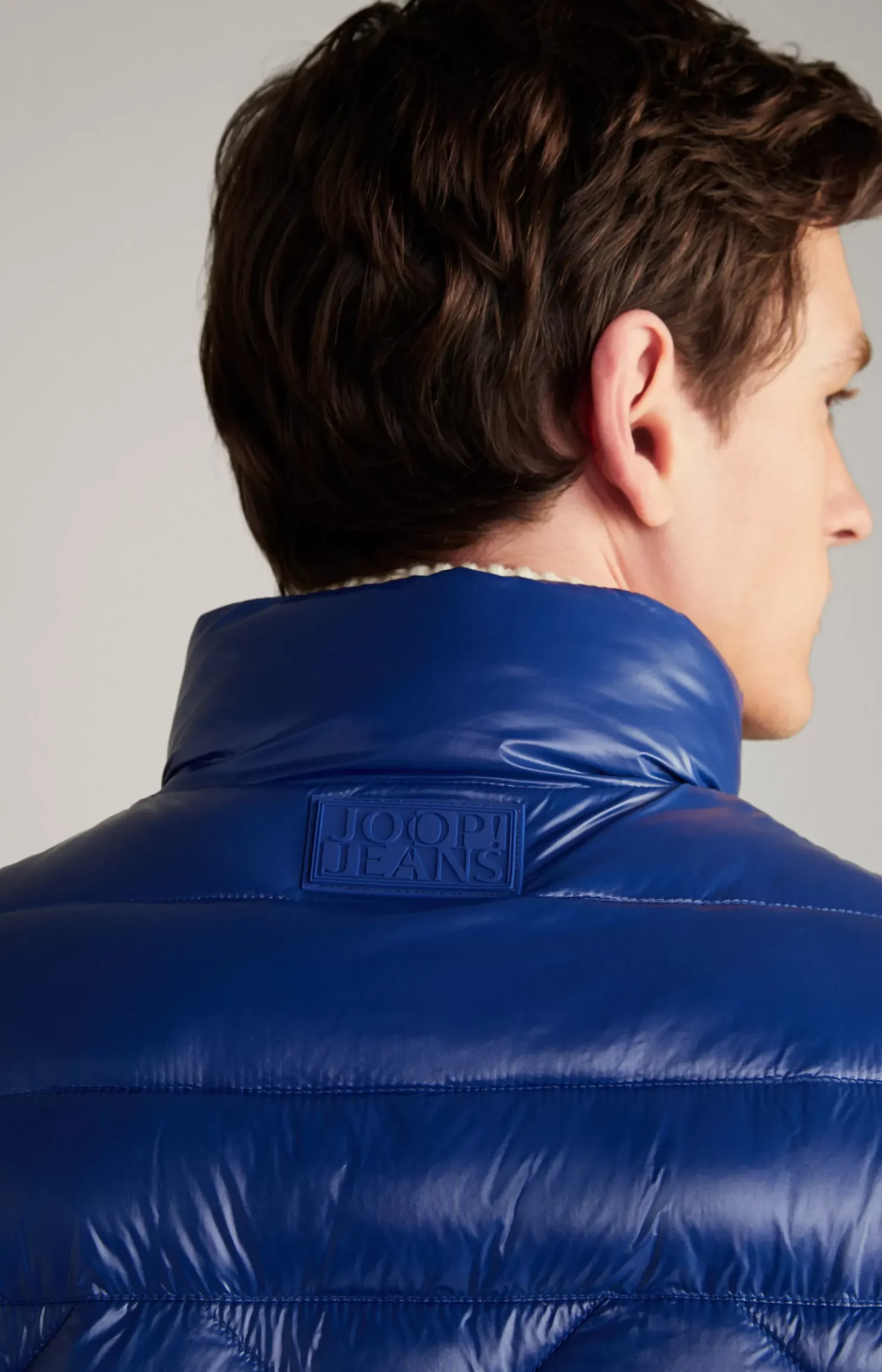 Vanor Quilted Nylon Waistcoat in Blue