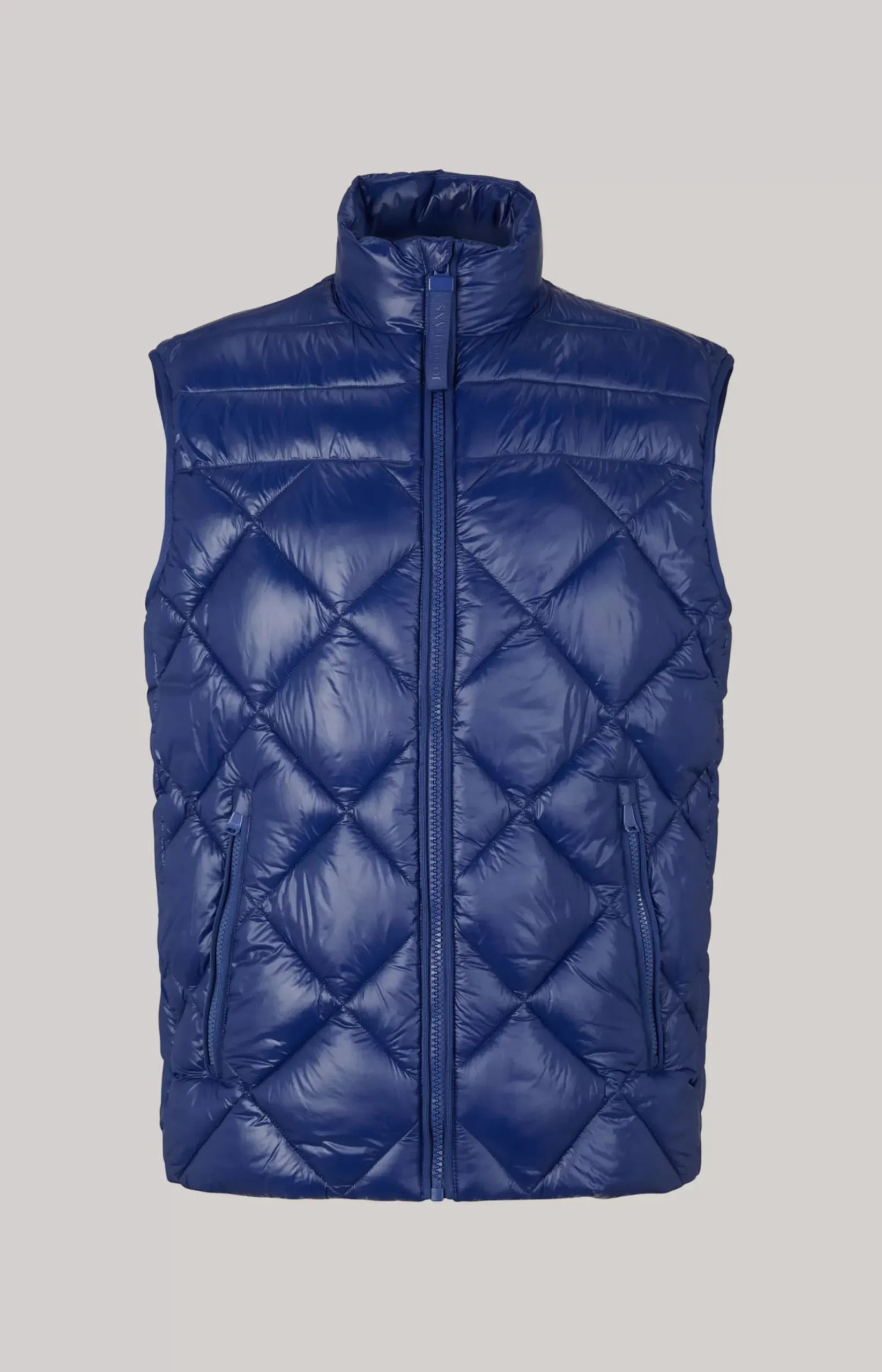 Vanor Quilted Nylon Waistcoat in Blue