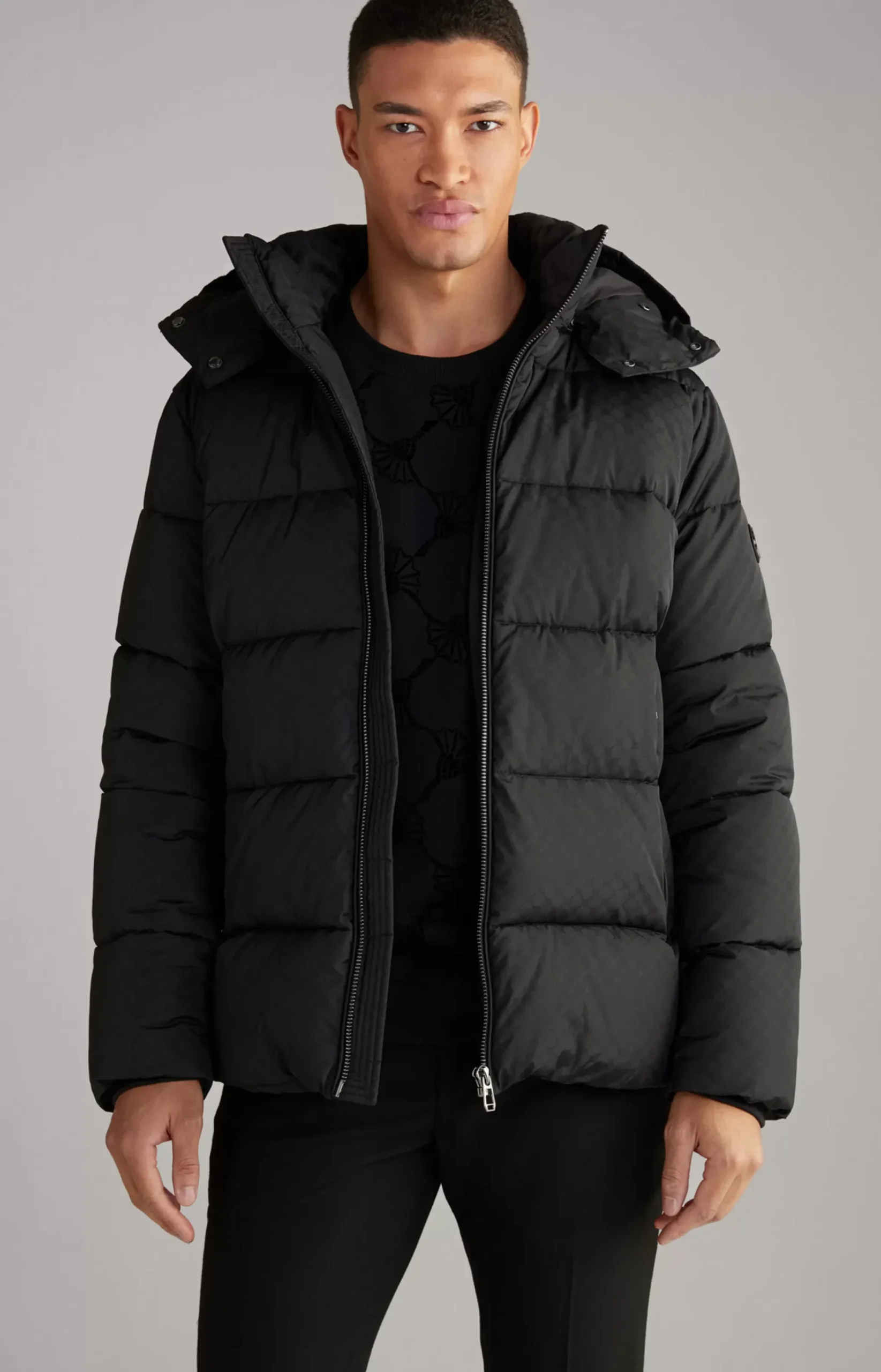 Vastos Quilted Jacket in Black