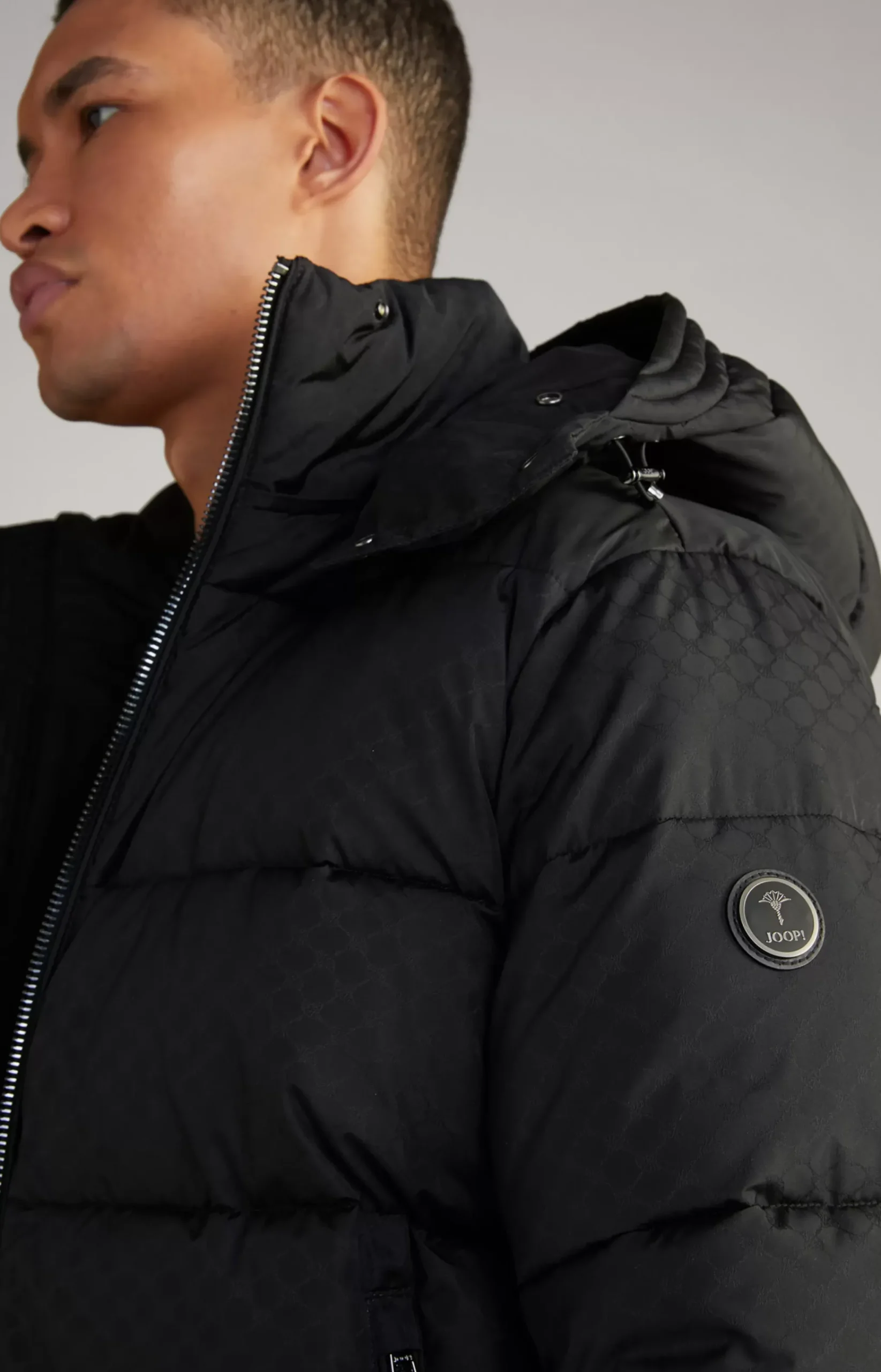 Vastos Quilted Jacket in Black
